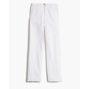 J.Crew Drapey White Denim Trouser 27P NWT